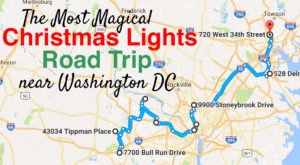 The Christmas Lights Road Trip Around Washington DC That’s Nothing Short Of Magical