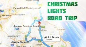 The Christmas Lights Road Trip Around Boston That’s Nothing Short Of Magical