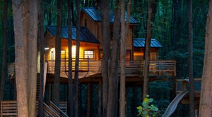 Enjoy A Weekend In The Treetops When You Play, Recreate, And Sleep In This Ohio Treehouse Village