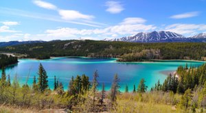 This Emerald Lake Just Over The Border From Alaska Is So Breathtaking It’s Unreal