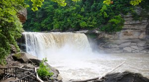 Home To A Moonbow And Wondrous Waterfalls, Kentucky’s Cumberland Falls State Resort Park Is A Must-Visit