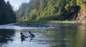 A Peaceful Escape Can Be Found At This Remote River Beach In Oregon