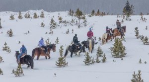 The Winter Horseback Riding Trail Near Denver That’s Pure Magic